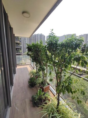 Balcony in 4 BHK Apartment at The Wadhwa The Address Vista, Ghatkopar West – for Rent