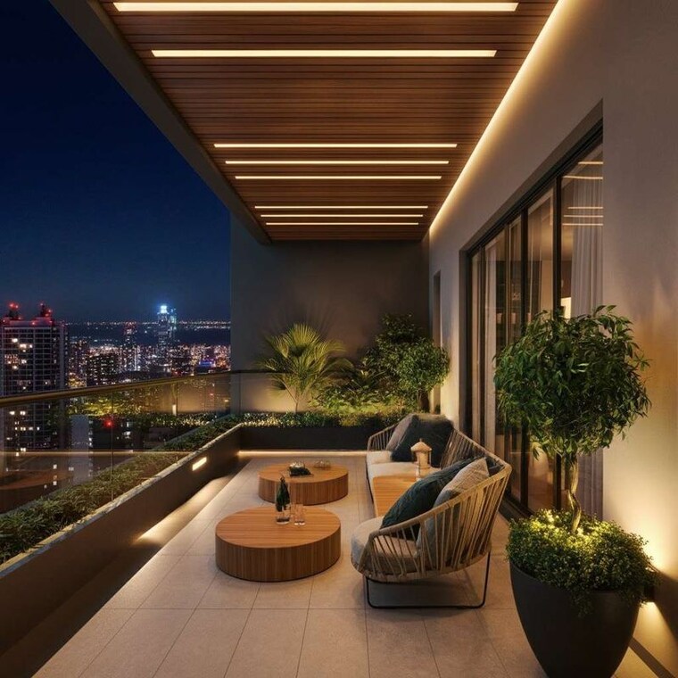 Balcony, inspira-winds-of-life 3 Bedroom 1752 Sq.Ft. Apartment In Sarjapur Bangalore 10445486