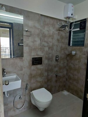 Bathroom in 2 BHK Apartment at Platinum Tower 1, Andheri West – for Rent