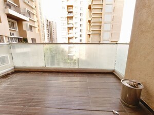 Balcony in 3 BHK Apartment at Kumar Princetown Royal, Undri – for Rent