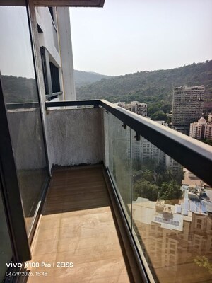 Balcony in 2 BHK Apartment at Damji Shamji Mahavir Spring Tulip Phase 1, Pokhran Road No Two – for Sale