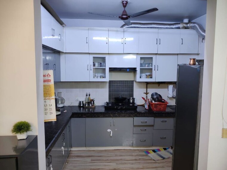 Kitchen, assotech-the-nest 3.5 Bedroom 1690 Sq.Ft. Apartment In Sain Vihar Ghaziabad 10445557