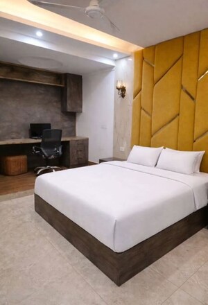 Bedroom in 4 BHK Builder Floor at Vasant Kunj – for Rent