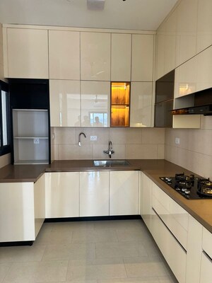 Kitchen in 3 BHK Builder Floor at Sushant Lok Iii – for Rent