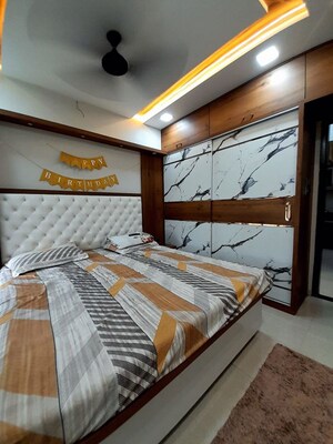 Bedroom in 2 BHK Apartment at Cosmos Jewels, Ghodbunder Road – for Sale