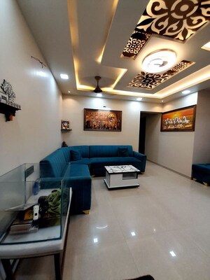 Living Room in 2 BHK Apartment at Cosmos Jewels, Ghodbunder Road – for Sale