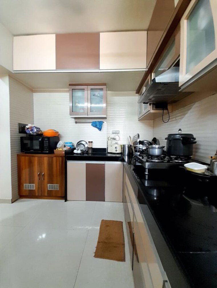 Kitchen, cosmos-jewels 2 Bedroom 708 Sq.Ft. Apartment In Ghodbunder Road Thane 10445666