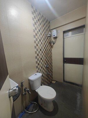 Bathroom in 3 BHK Apartment at Sangharsh CHS, Nerul Sector 25 – for Rent