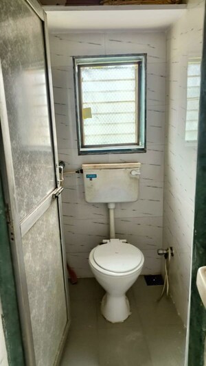 Bathroom in 1 RK Apartment at Neelkanth CHS, Santacruz East – for Rent