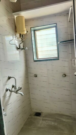Bathroom in 1 RK Apartment at Neelkanth CHS, Santacruz East – for Rent