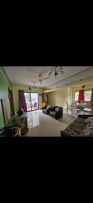 Living Room in 3.5 BHK Apartment at Kalas Area – for Rent