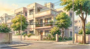  Apartment – Exterior View View at Dwarka - for Sale