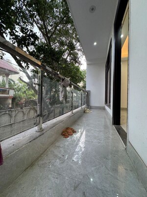 Balcony in 1 BHK Apartment at Chattarpur – for Rent