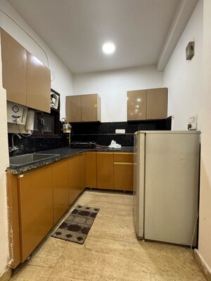 Kitchen in 3 BHK Apartment at Chattarpur – for Rent