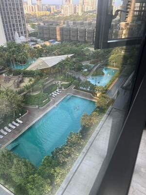 Swimming Pool in 2 BHK Apartment at Ruparel Ariana, Parel – for Rent