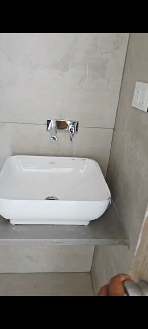 Bathroom in 3 BHK Apartment at Adani Augusta, Tragad – for Rent