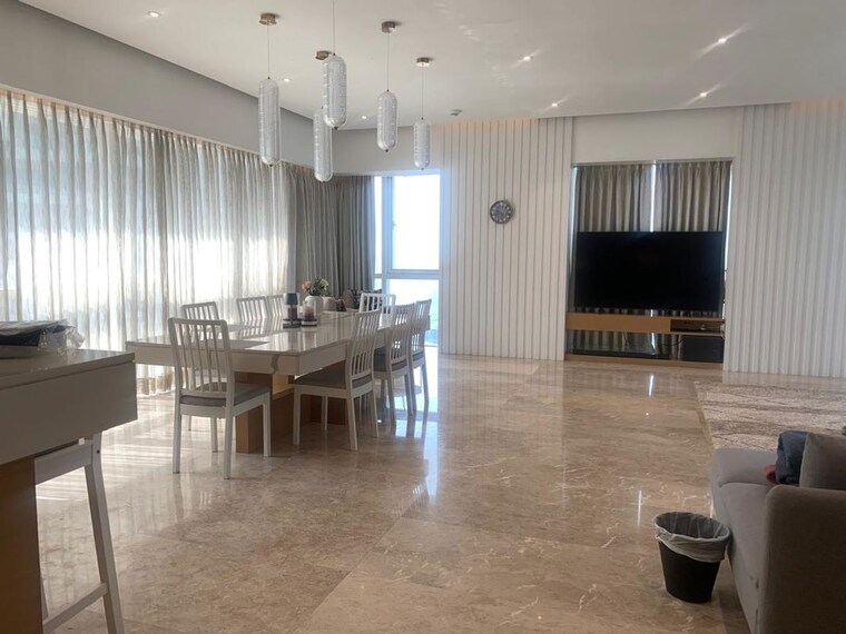 Living Room, lodha-the-world-towers-world-one-tier-2 3 Bedroom 1950 Sq.Ft. Apartment In Worli Mumbai 10446196