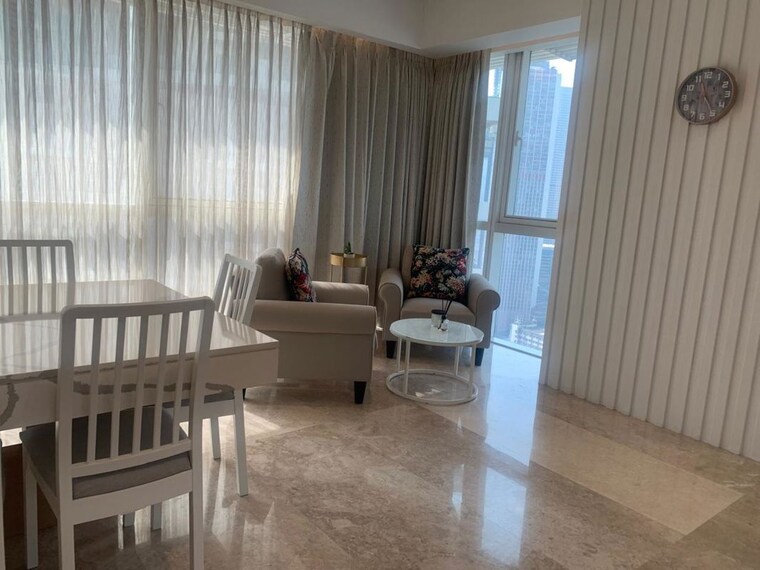Living Room, lodha-the-world-towers-world-one-tier-2 3 Bedroom 1950 Sq.Ft. Apartment In Worli Mumbai 10446196