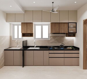 Kitchen in 3 BHK Apartment at Godrej Green Cove, Mahalunge – for Rent