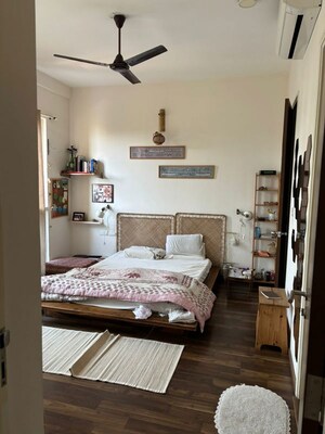 Bedroom in 3 BHK Apartment at Adani Ten BKC, Bandra East – for Rent