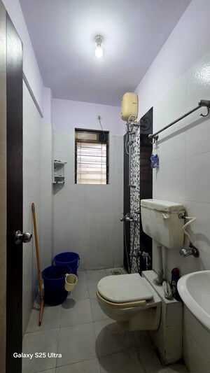 Bathroom in 1 BHK Apartment at Vakratunada Residency, Dhokali – for Sale