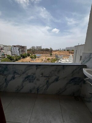 Balcony in 1 BHK Apartment at BM Residency Kondapur, Kondapur – for Rent