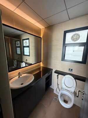 Bathroom in 3 BHK Apartment at Conscient Heritage Max II, Sector 102 – for Rent