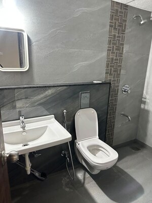 Bathroom in 2 BHK Apartment at Megapolis Serenity, Hinjewadi – for Rent