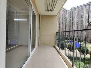 Balcony in  Apartment at Bhartiya Nikoo Homes Phase 2, Thanisandra Main Road – for Rent