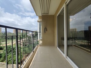 Balcony in  Apartment at Bhartiya Nikoo Homes Phase 2, Thanisandra Main Road – for Rent