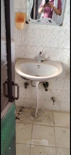 Bathroom in 1 BHK Builder Floor at Sector 1 – for Rent