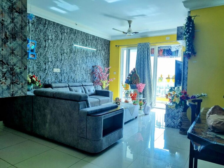 Living Room, puravankara-palm-beach 2 Bedroom 1232 Sq.Ft. Apartment In Hennur Bangalore 10446408