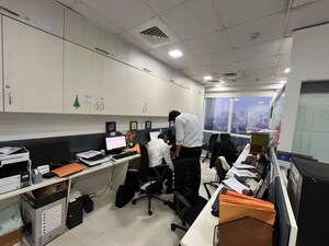 Team Area in  Office Space at Greenscape Cyber One, Vashi Sector 30a – for Rent
