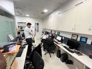 Team Area in  Office Space at Greenscape Cyber One, Vashi Sector 30a – for Rent