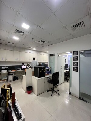 Team Area in  Office Space at Greenscape Cyber One, Vashi Sector 30a – for Rent