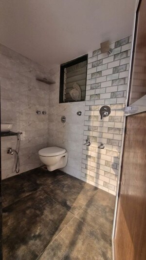 Bathroom in 1 BHK Apartment at Ashapura Galaxy, Ambivali – for Sale