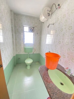 Bathroom in 2 BHK Apartment at Chordia Solitaire One, Aundh – for Rent