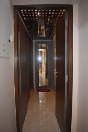 Building Lobby in 1 BHK Apartment at Lodha Amara, Kolshet Road – for Rent