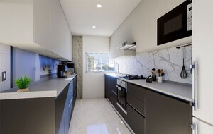 Kitchen in 2 BHK Apartment at Shroff Vantaara, Wagholi – for Sale