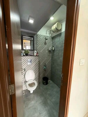 Bathroom in 1 BHK Apartment at RIPL Aikya Roots, Vikhroli West – for Sale