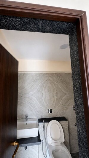 Bathroom in 1 BHK Apartment at Level The Residences, Andheri West – for Rent