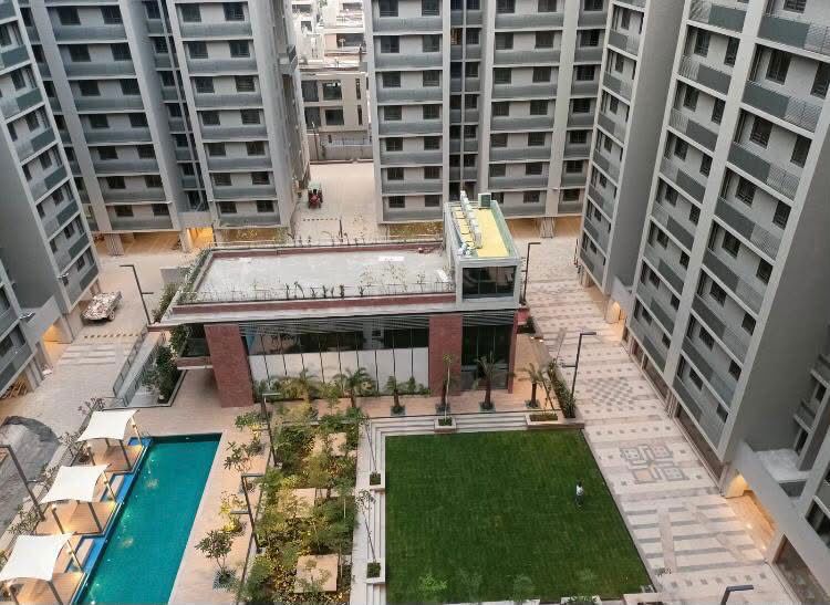 2 BHK Apartment – Exterior View View at Goyal Orchid Blues, Shela - for Rent