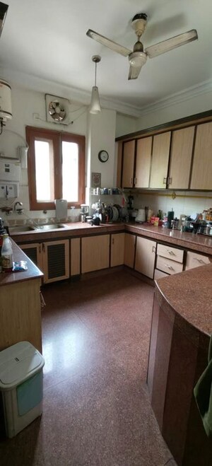 Kitchen in 3 BHK Builder Floor at Malviya Nagar – for Rent