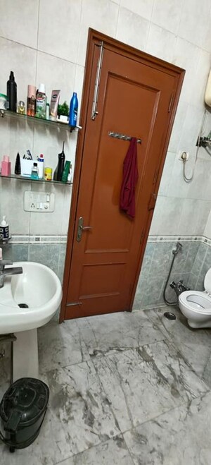 Bathroom in 3 BHK Builder Floor at Malviya Nagar – for Rent