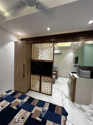 Living Room in 1 BHK Builder Floor at Sector 52 – for Rent