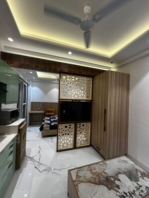Living Room in 1 BHK Builder Floor at Sector 52 – for Rent