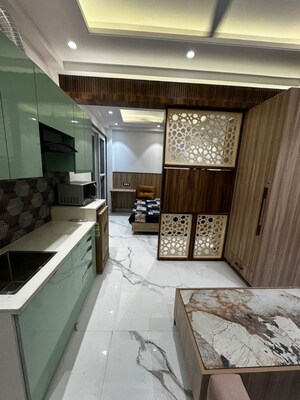 Kitchen in 1 BHK Builder Floor at Sector 52 – for Rent