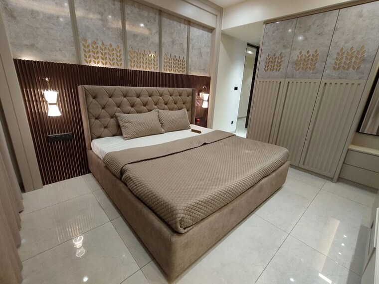 Bedroom, darshanam-twin-tower 3 Bedroom 1125 Sq.Ft. Apartment In Pratham Upvan Vadodara 10446587