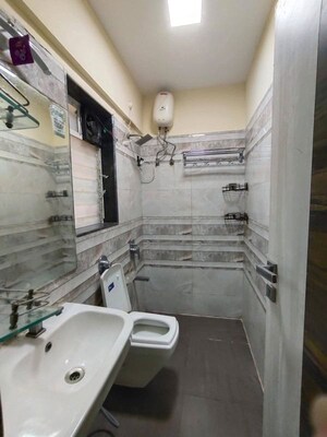 Bathroom in 2 BHK Apartment at Green Park Tower, Andheri West – for Rent