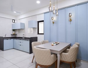 Dining area in 3 BHK Apartment at Shreem Satatya – for Sale
